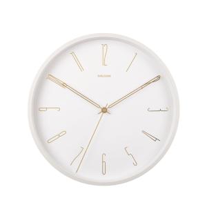 Horloge murale ronde ø35cm - Blanc