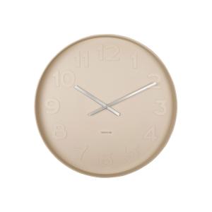 Horloge murale ronde ø51cm - Beige