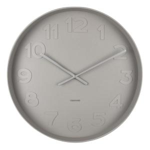 Horloge murale ronde ø51cm - Gris