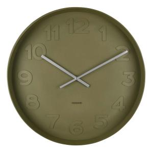 Horloge murale ronde ø51cm - Vert mousse