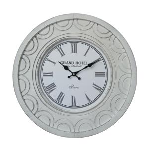 Horloge murale sculptée avec chiffres romains blanche Ø 50…