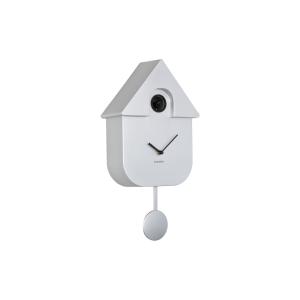 Horloge murale thermoplastique argent 21.5x8.5x41cm
