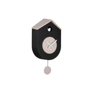 Horloge murale thermoplastique gris chaud 9.2x17.5x33.2cm