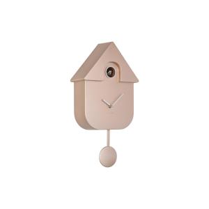 Horloge murale thermoplastique or rose 21.5x8.5x41cm