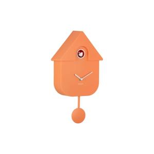 Horloge murale thermoplastique orange 41x8,5x21,5cm