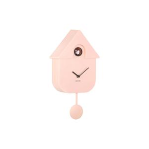 Horloge murale thermoplastique rose 41x8,5x21,5cm