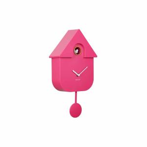 Horloge murale thermoplastique rose 8.5x21.5x41cm