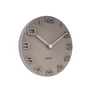 Horloge on the edge plastique gris