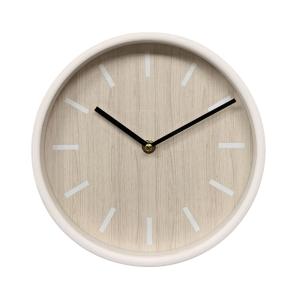 Horloge ronde bois clair 22cm