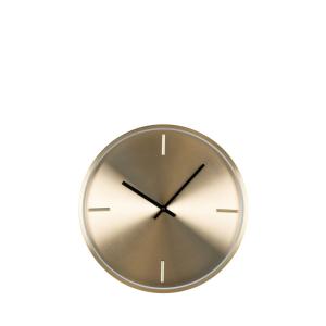 Horloge ronde en aluminium ø30cm - Laiton