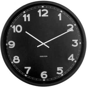 Horloge ronde en métal new classic 60 cm noir