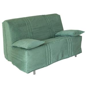 Housse clic-clac en polyester vert 140x190cm