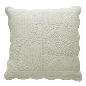 Housse d'oreiller 65x65 blanc écru en coton