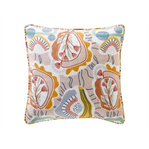 Housse d'oreiller en coton 200 g/m² multicolore 60x60cm