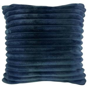 Housse d'oreiller en polyester bleu nuit 65x65cm