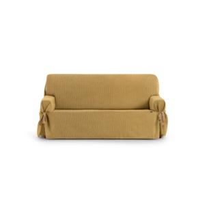 Housse de canapé 2 places avec des rubans jaune 140 - 180 c…