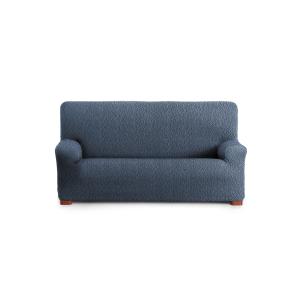 Housse de canapé 2 places extensible bleu 140 - 200 cm