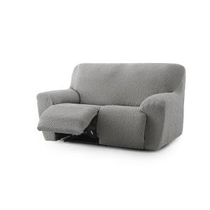 Housse de canapé 2 places relax extensible gris clair 150 -…