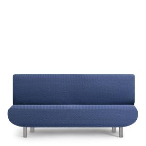 Housse de canapé clic clac extensible bleu 180 * 230 cm