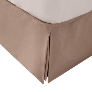 Housse de canapé en coton de 30 cm de haut beige 100x200 cm