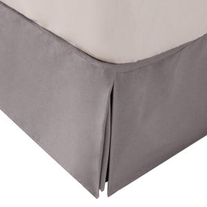 Housse de canapé en coton de 30 cm de haut gris 100x200 cm