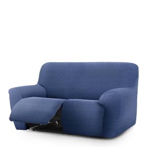 Housse de canapé relax extensible 2 places bleu 150 * 200 c…