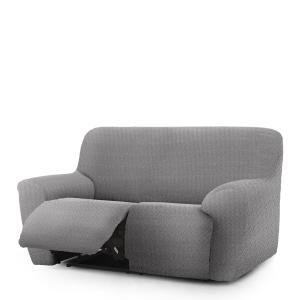 Housse de canapé relax extensible 2 places gris 150 * 200 c…