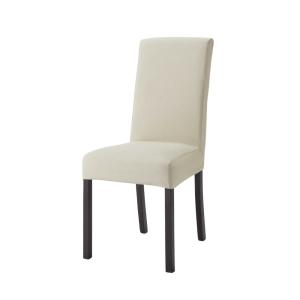 Housse de chaise en coton beige mastic, compatible chaise M…
