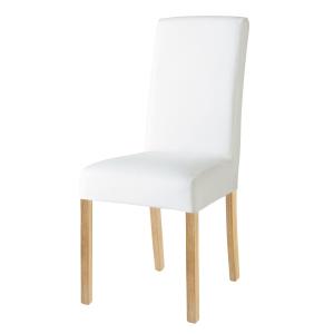 Housse de chaise en coton recyclé ivoire, compatible chaise…