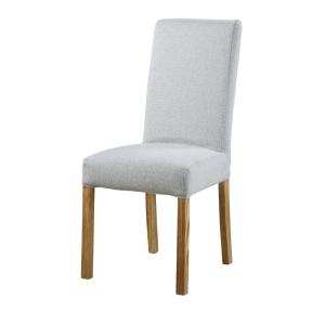 Housse de chaise gris perle, compatible chaise MARGAUX