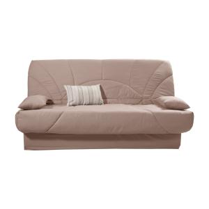 Housse de clic-clac en coton marron 130 x 190 cm