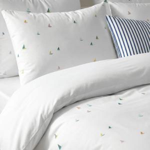 Housse de couette 100 % coton 200 fils multicolore 180x220…