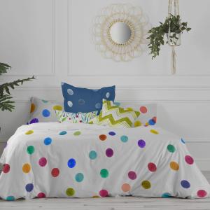 Housse de couette 100% Coton Multicolore 155x220 cm