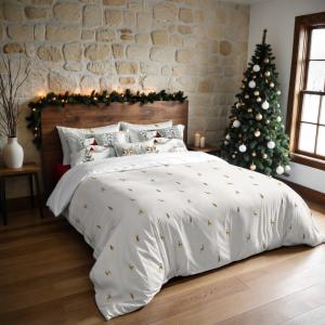 Housse de couette 100 % polyester multicolore 200x200 cm