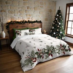 Housse de couette 100 % polyester multicolore 290x240 cm