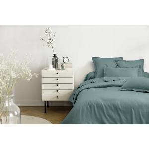 Housse de couette  140x200 cm 1 personne satin de coton cél…