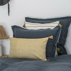 Housse de couette 200x200 bleu de prusse
