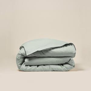 Housse de couette 260x240 cm Tilleul et bourdon noir en Lin
