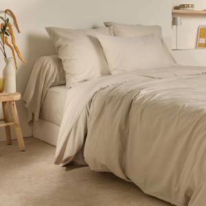 Housse de couette 75% coton 25% lin lin 260 x 240 cm