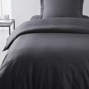 Housse de couette en coton BIO  140x200cm Gris anthracite