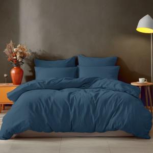 Housse de couette en coton  denim 140x200 cm