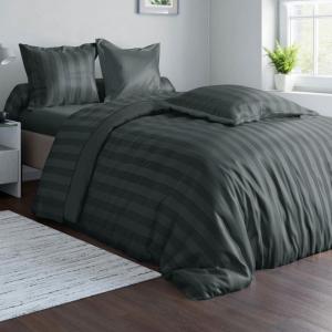 Housse de couette en coton gris tempête 200x200