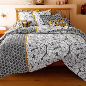 Housse de couette en coton noir 240x220