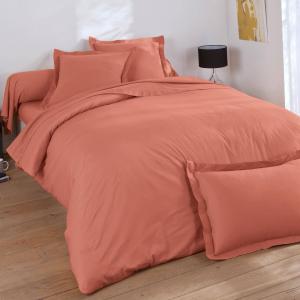 Housse de couette en coton orange poterie 260x240
