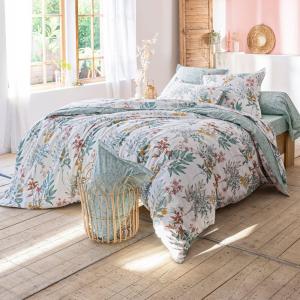 Housse de couette en coton vert 240x220cm