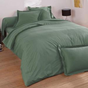 Housse de couette en coton vert eucalyptus 140x200cm