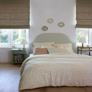 Housse de couette en gaze de coton beige 260 x 240 cm