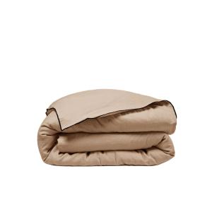 Housse de couette en lin beige 240x220 cm