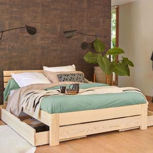 Housse de couette en percale bio céladon 260 x 240 cm