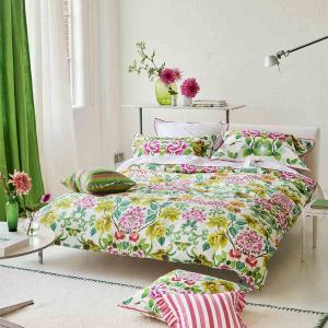 Housse de couette en percale de coton multicolore 140x200cm